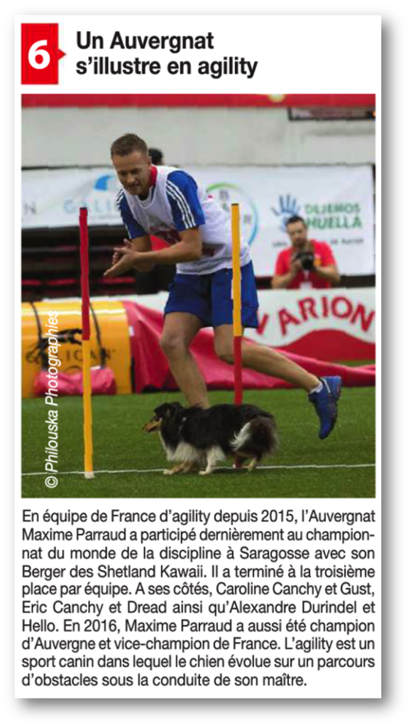 Info Magazine - Agility - Maxime PARRAUD